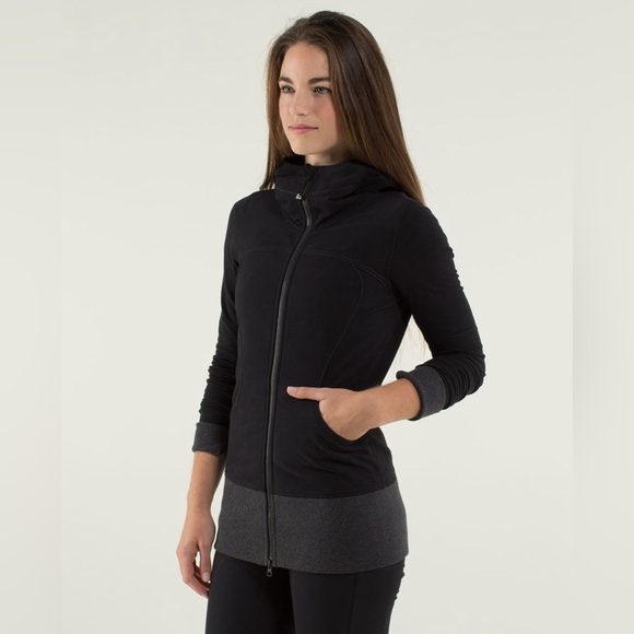Lululemon Live Simply Jacket II Black / Heathered Black | Cozy | Yoga | Fall - Picture 1 of 16